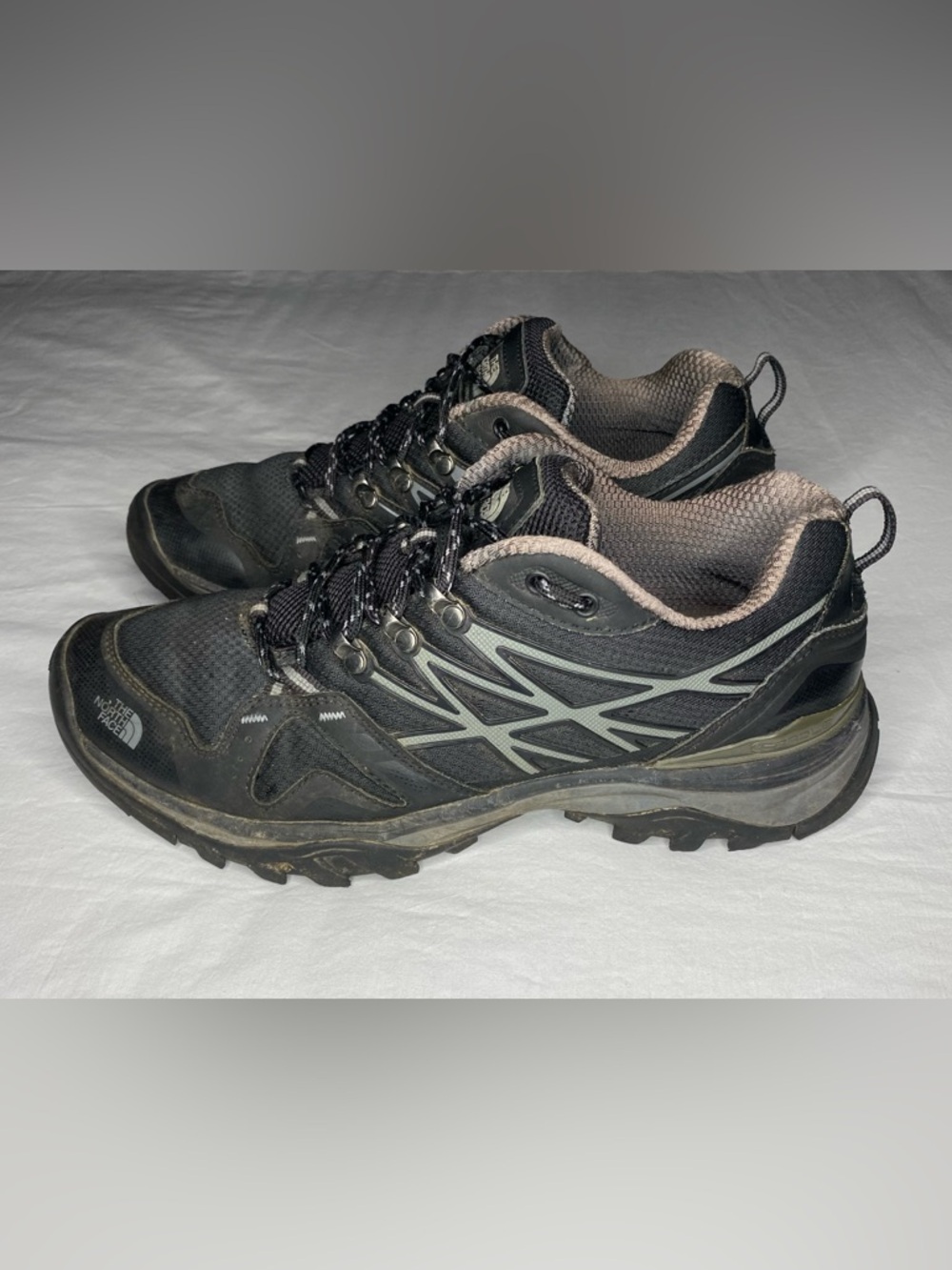 Mens The North Face Hedgehog Fastpack Black Trail Hiking Shoe Size 10.5